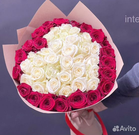 101 роза 51 роза Цветы