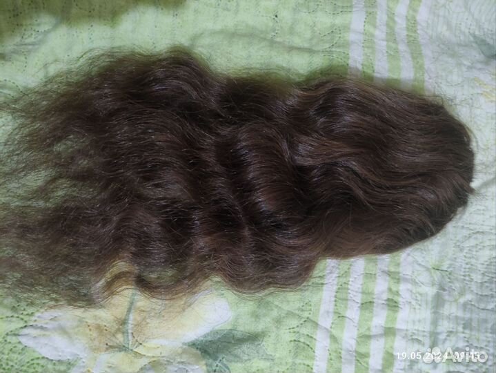 Шиньон из натуральных волос