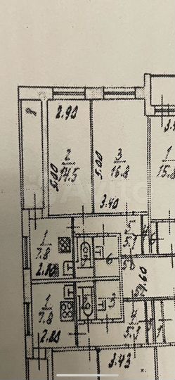2-к. квартира, 48,8 м², 7/14 эт.