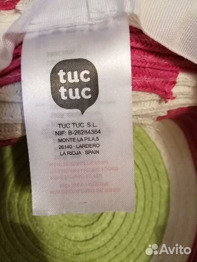 TUC TUC, 3 -4 года, шляпка, новая