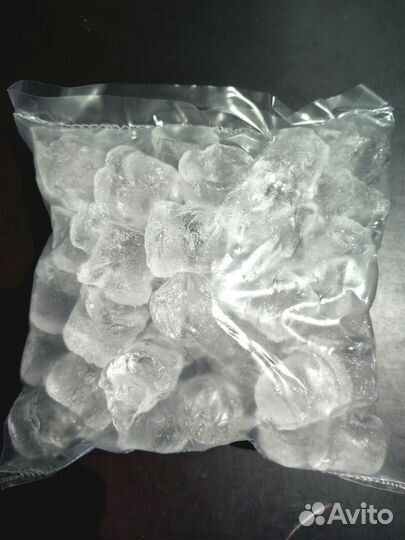 Лед пищевой для напитков 1 кг