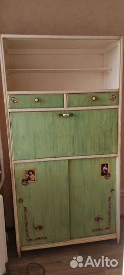 Старинный ретро буфет, сервант СССР