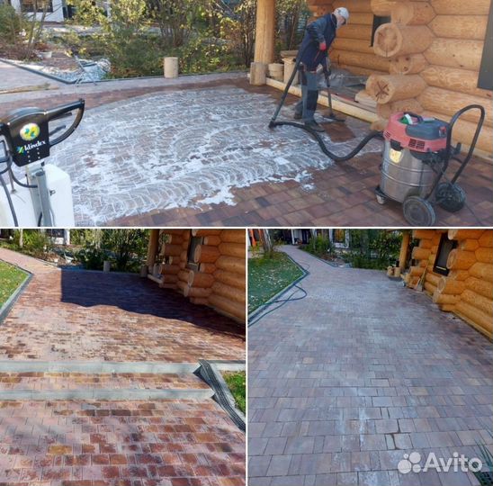 Глубокая роторная (машинная) чистка полов