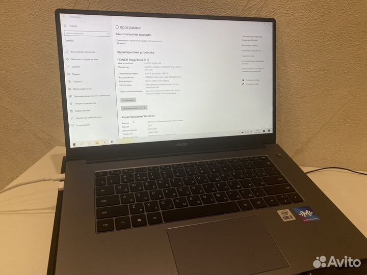 Ноутбук Honor MagicBook X 15 i3 8/256
