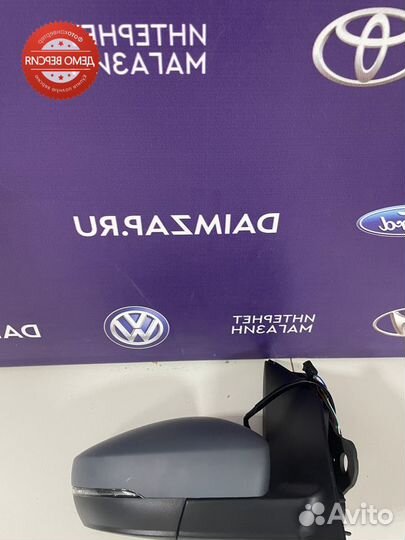 Зеркало обогр+поворот. авт. Volkswagen Polo правое