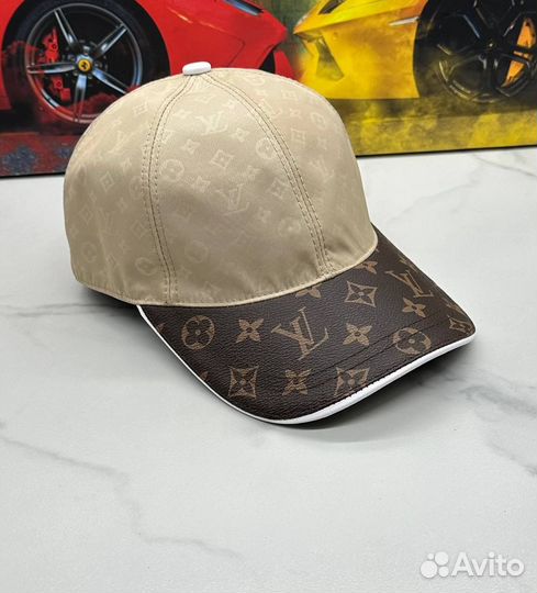 Бейсболка louis vuitton бежовый
