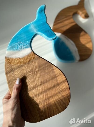 Разделочная доска из эпоксидной смолы