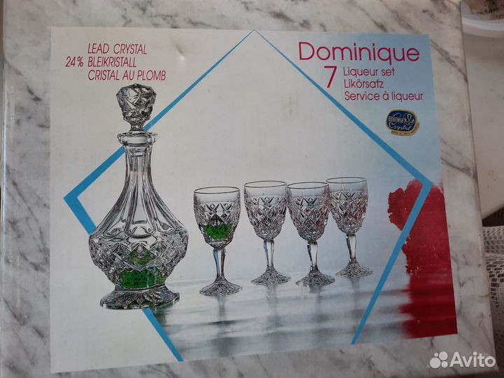 Графин с рюмками Bohemia Crystal