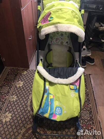 Детские санки коляска