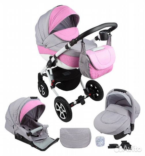 Коляска adamex Gloria 3 в 1