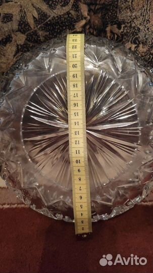 Ваза хрустальная большая