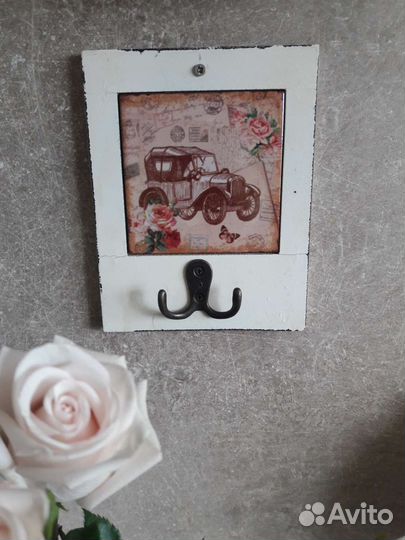 Панно с крючками керамика