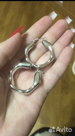 Серьги серебро 925