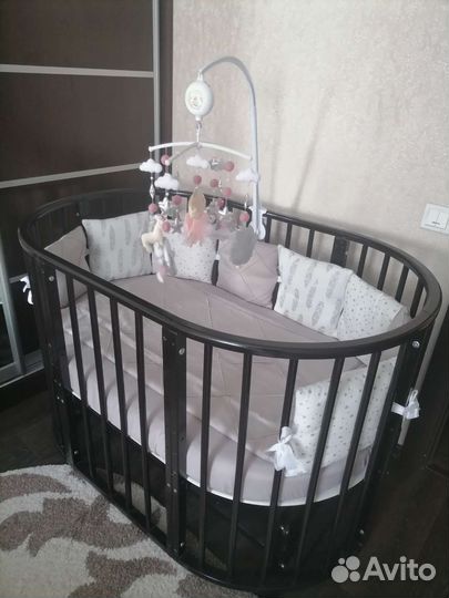 Детская кроватка трансформер 7 в 1