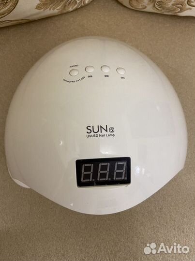 Набор для маникюра и педикюра (лампа led/uv)