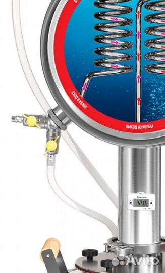 Самогонный аппарат Малиновка 2 ой перегон 30л