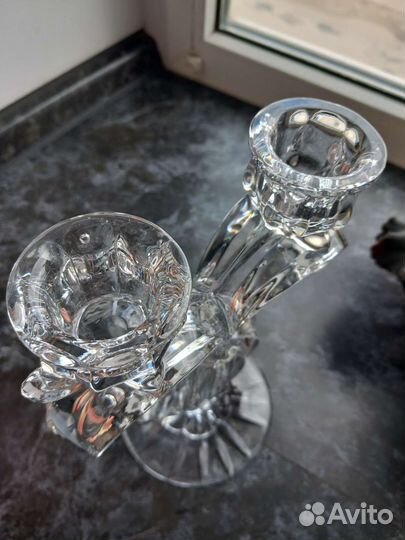 Подсвечник хрустальный СССР