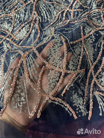 Глитер ткань