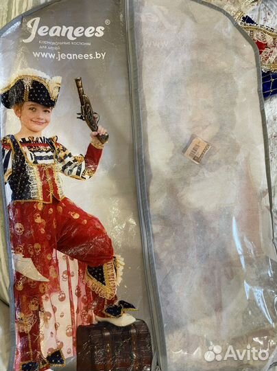 Костюм пиратки размер 36, рост 140 и больше