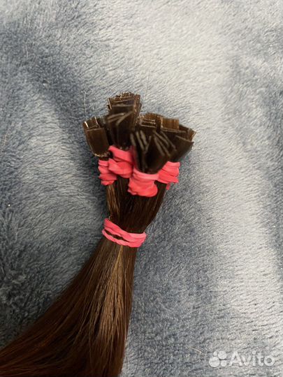 Волосы для наращивания 55 см микрокапсулы