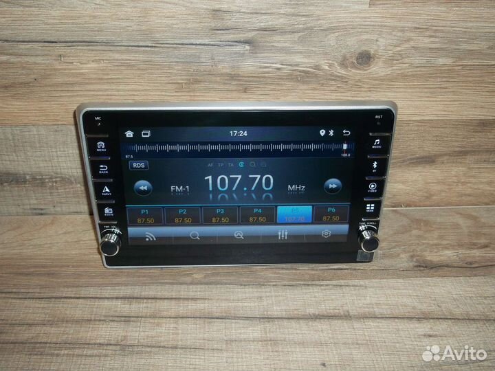 Магнитола Toyota Avensis Android физические кнопки