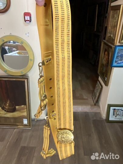 Ремень офицерский парадный