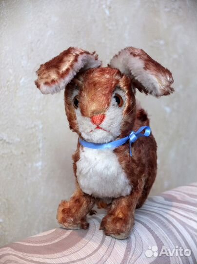 Винтажный заяц немецкой фирмы steiff