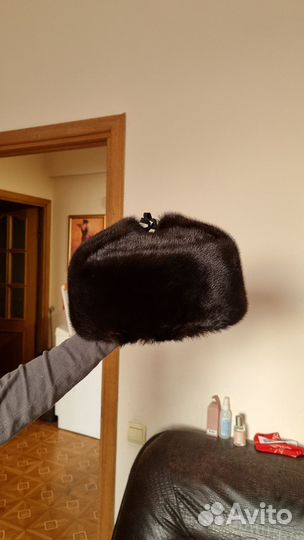 Норковая шапка мужская новая