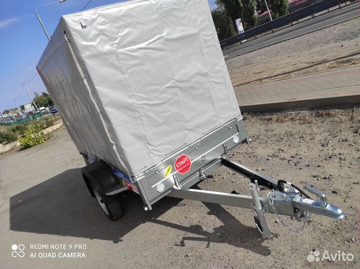 Легковой прицеп 2х1.2 с высоким тентом