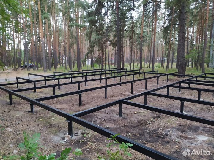 Монтаж винтовых свай