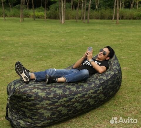 Надувной диван Lamzac (Ламзак) камуфляж