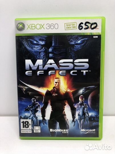 Диск Mass Effect на Xbox 360