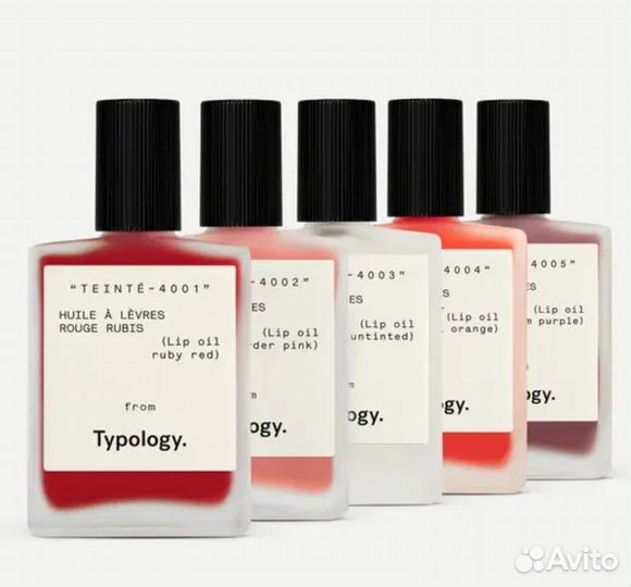 Косметика для лица и тела Typology