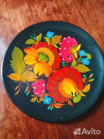 Декоративня тарелка дерево cccр