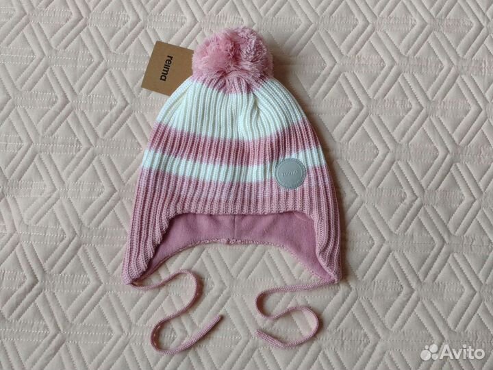 Новая зимняя шапка 52 Reima розовая девочка