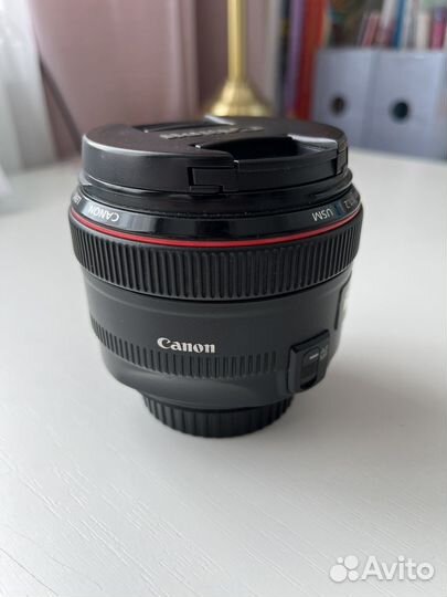 Объектив canon 50 mm 1.2