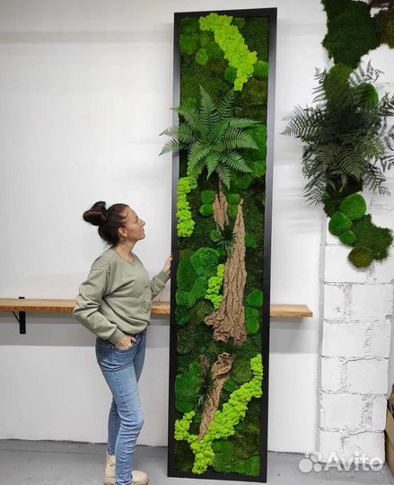 Картины и Панно из стабилизированного мха