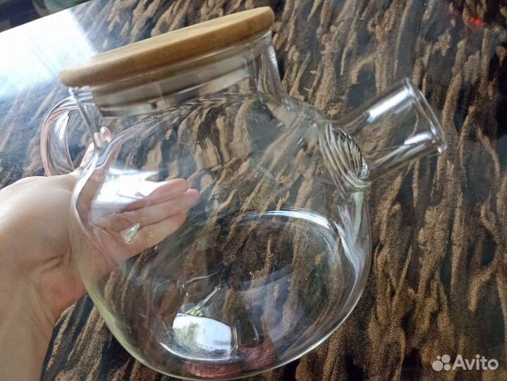 Заварник стеклянный