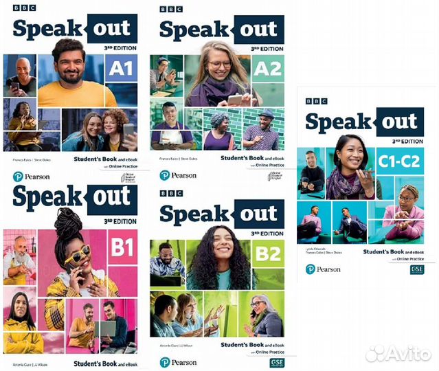 Speakout 3rd edition A1, A2, B1, B2, C1-C2