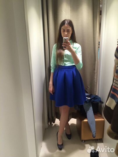 Продам синюю юбку lusio