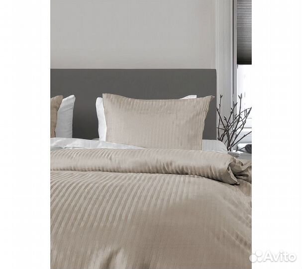 Постельное белье GoodNight Страйп-сатин 1,5 сп. (с