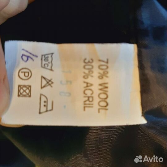 Новый легкий синий пиджак 158р