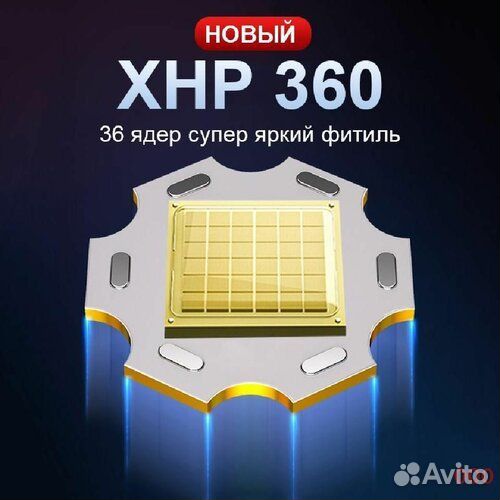 Фонарь налобный XHP360