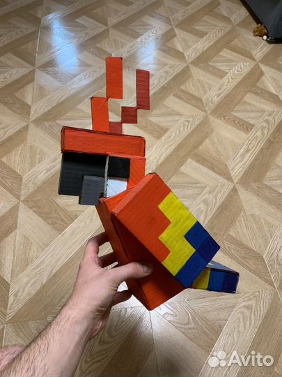 Попугай из Minecraft