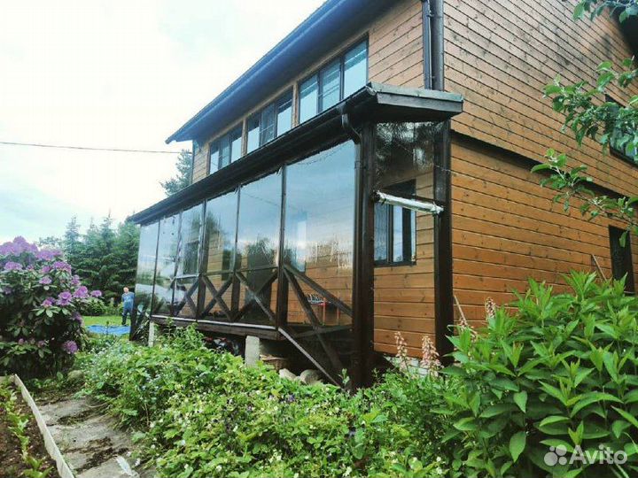 Мягкие и гибкие окна на беседку