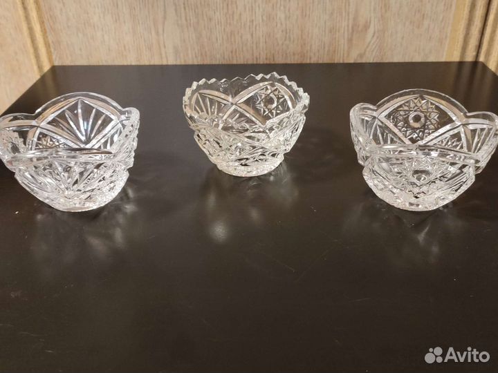 Хрустальные вазочки СССР