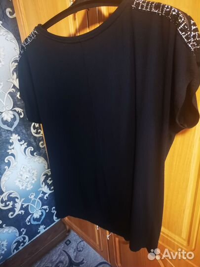 Футболка philipp plein со стразами р. 52-54