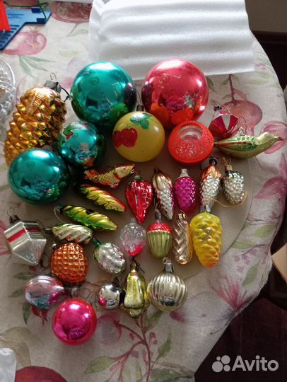 Елочные игрушки СССР