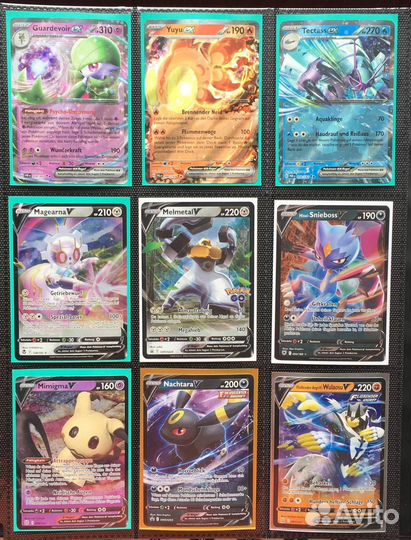 Карты Pokemon TCG на различных языках Покемон кки