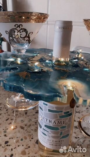 Подставка для вина и бокалов